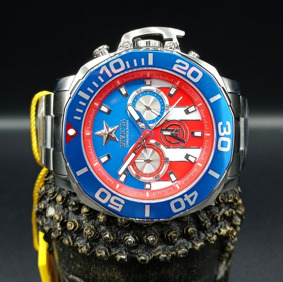 FIRM PRICE-NWOT Invicta Limited Edition Captain America (WATCH ONLY) - Picture 6 of 9